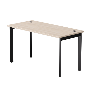 Стол письменный на металлокаркасе EVO 138, опоры 45гр Дуб Соната/Черный