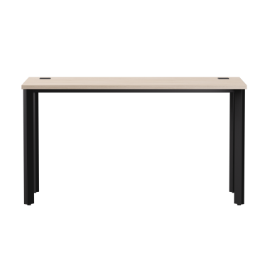 Стол письменный на металлокаркасе EVO 138, опоры 45гр Дуб Соната/Черный