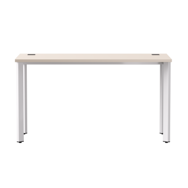 Стол письменный на металлокаркасе EVO 138, опоры 45гр Кашемир/Белый