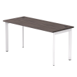 Стол письменный на металлокаркасе EVO 158, опоры 45гр Дуб Пасадена/Белый