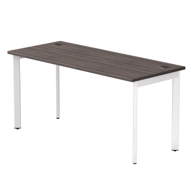 Стол письменный на металлокаркасе EVO 158, опоры 45гр Дуб Пасадена/Белый