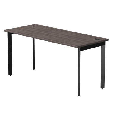 Стол письменный на металлокаркасе EVO 158, опоры 45гр Дуб Пасадена/Черный