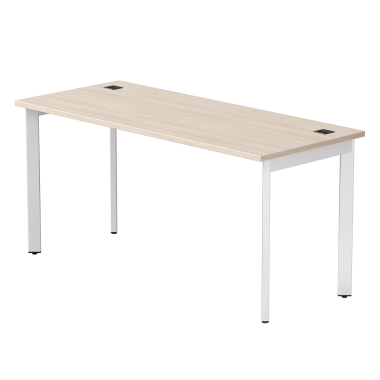 Стол письменный на металлокаркасе EVO 158, опоры 45гр Дуб Соната/Белый