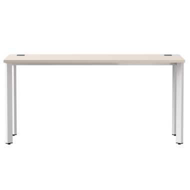 Стол письменный на металлокаркасе EVO 158, опоры 45гр Кашемир/Белый