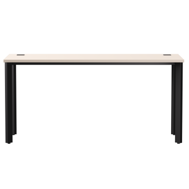 Стол письменный на металлокаркасе EVO 158, опоры 45гр Кашемир/Черный