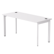 Стол письменный на металлокаркасе EVO 158, опоры 45гр Белый/Белый