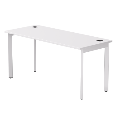 Стол письменный на металлокаркасе EVO 158, опоры 45гр Белый/Белый