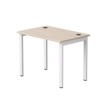 Стол письменный на металлокаркасе EVO 98 Дуб Соната/Белый