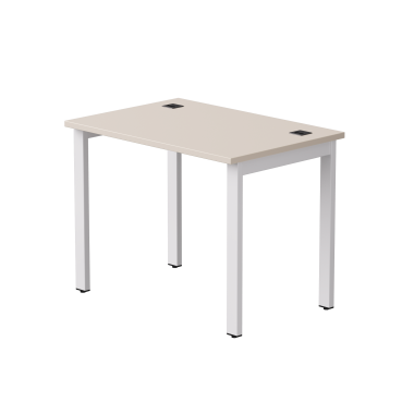 Стол письменный на металлокаркасе EVO 98 Кашемир/Белый