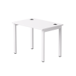 Стол письменный на металлокаркасе EVO 98 Белый