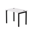 Стол письменный на металлокаркасе EVO 98 Белый/Черный
