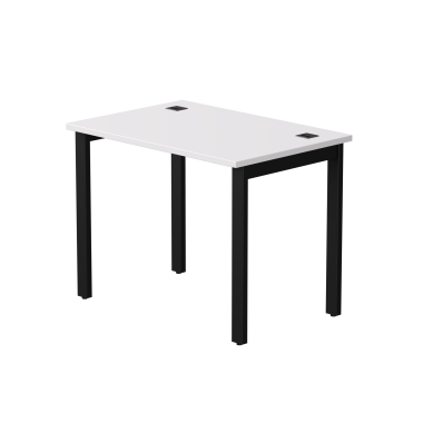 Стол письменный на металлокаркасе EVO 98 Белый/Черный