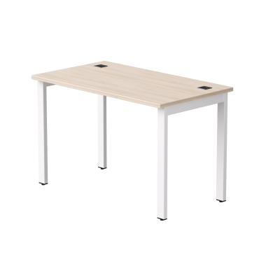 Стол письменный на металлокаркасе EVO 118 Дуб Соната/Белый