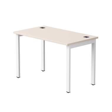 Стол письменный на металлокаркасе EVO 118 Кашемир/Белый