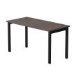 Стол письменный на металлокаркасе EVO 138 Дуб Пасадена/Черный