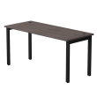 Стол письменный на металлокаркасе EVO 158 Дуб Пасадена/Черный