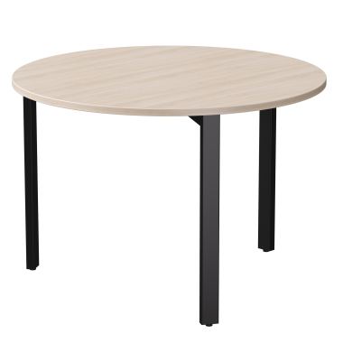 Стол переговорный EVO D110 Дуб Соната/Черный