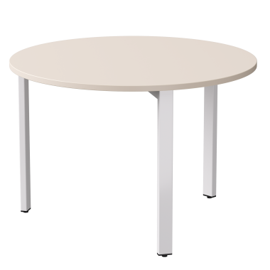 Стол переговорный EVO D110 Кашемир/Белый