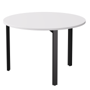 Стол переговорный EVO D110 Белый/Черный