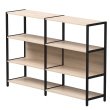 Комплект стеллажей №1 EVO 1635x385x1120 Дуб Соната/Черный