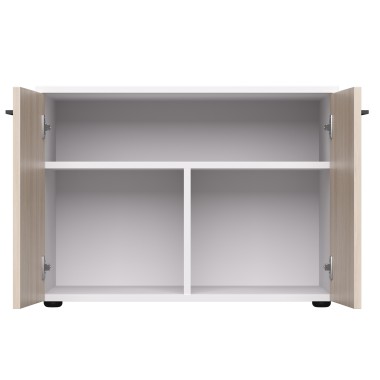 Тумба для оргтехники EVO 80 Белый/Дуб Соната