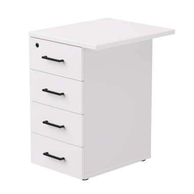 Тумба приставная EVO с топом 510 Белый