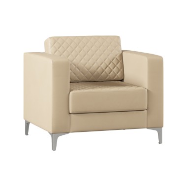 Кресло Aston Экокожа Бежевый