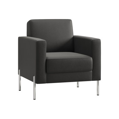 Кресло Dexter Экокожа Черный