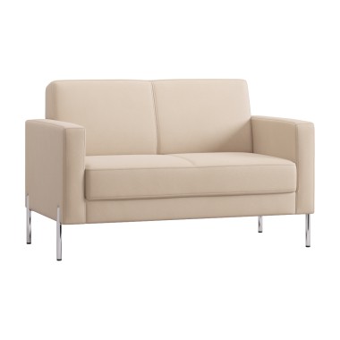 Диван двухместный Dexter Экокожа Бежевый