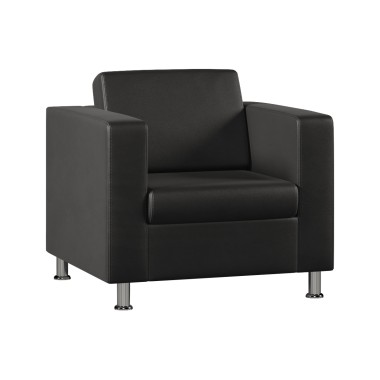 Кресло Felix Экокожа Черный