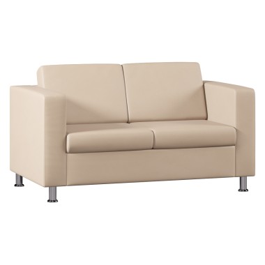 Диван двухместный Felix Экокожа Бежевый