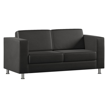 Диван двухместный Felix XL Экокожа Черный