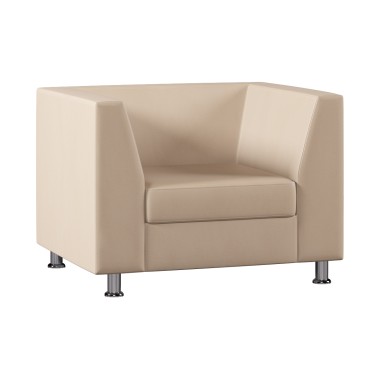 Кресло Monro Экокожа Бежевый