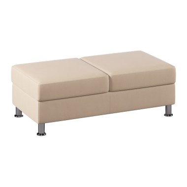 Пуф Everprof Monro двухместный Экокожа Бежевый