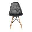 Стул пластиковый Eames DSW GRID черный