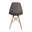 Стул пластиковый Eames DSW GRID коричневый