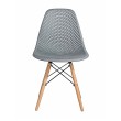 Стул пластиковый Eames DSW GRID серый