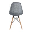 Стул пластиковый Eames DSW GRID серый