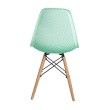 Стул пластиковый Eames DSW GRID мятный