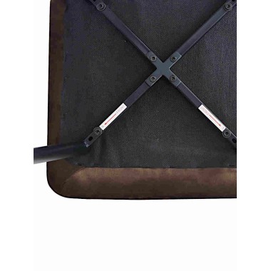 Стул мягкий CHILE велюр шоколад/черный