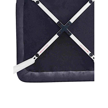 Стул мягкий CHILE велюр темно-серый/белый