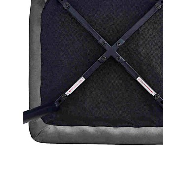 Стул мягкий CHILE велюр серый/черный