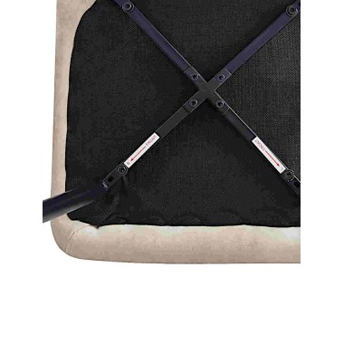 Стул мягкий BIANCA велюр бежевый/черный