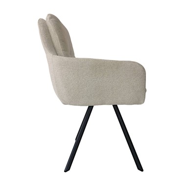 Стул-кресло JEROME 360 ткань бежевый