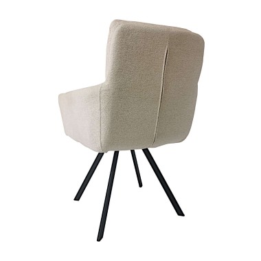 Стул-кресло JEROME 360 ткань бежевый