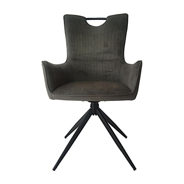 Стул-кресло ALEX 360 серый