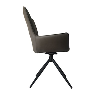 Стул-кресло ALEX 360 серый