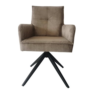 Стул-кресло GEORGE 180 вельвет какао