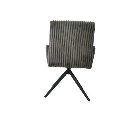 Стул-кресло AUGUST 360 велюр Серый