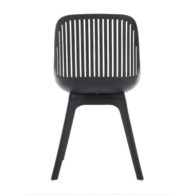 Стул пластиковый GRACE SOFT черный